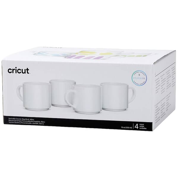 Cricut 2009392 Mugg 300 ml Vit 4 st