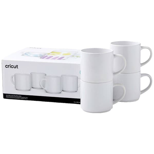 Cricut 2009392 Mugg 300 ml Vit 4 st