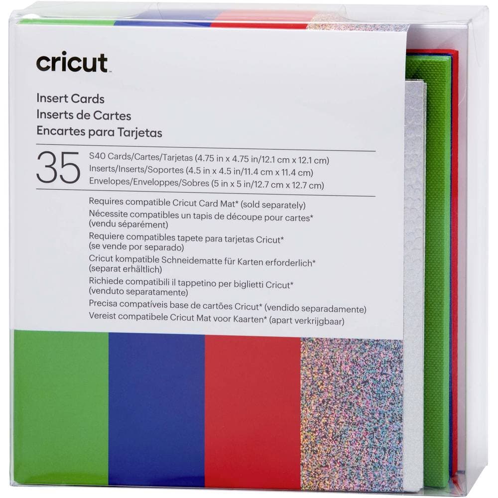 Kortlek Cricut Insert Cards Rainbow S40