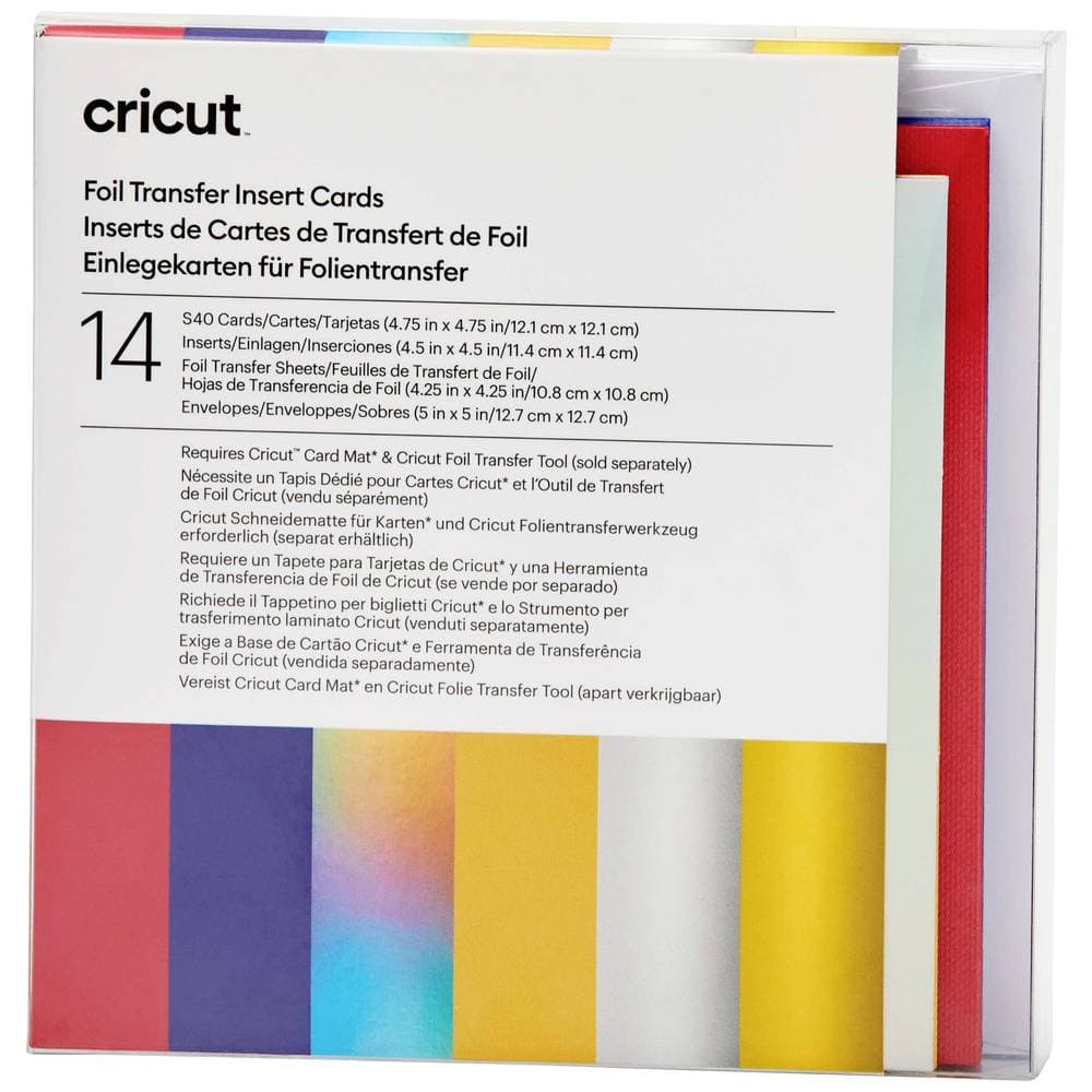 Kortlek Cricut Insert Cards FOIL Celebration S40