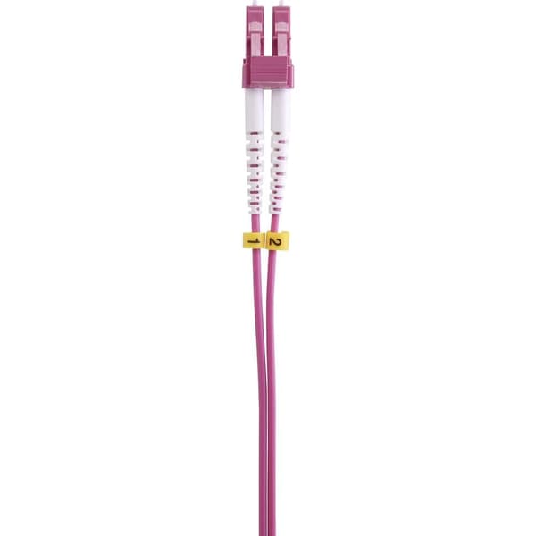 Renkforce RF-4942830 Fiberoptik LWL Anslutningskabel [1x LC-stiftdon - 1x LC-stiftdon] 50/125 µ Multimode OM4 1.00 m
