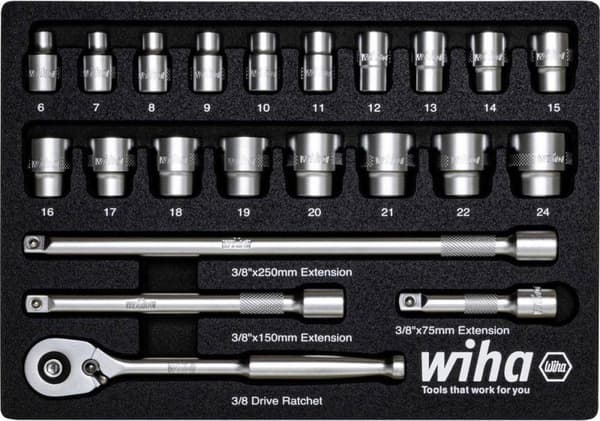 Wiha 44708 Knäledsnyckelsats 280 mm