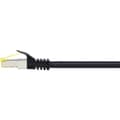 Miniatyrbild 3 av 3: Renkforce RF-4995166 RJ45 Nätverkkabel, Patchkabel CAT 6a (råkabel CAT 7) S/FTP 10.00 m Svart TPE-hölje, Flexibel, Flam