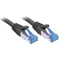 Miniatyrbild 1 av 4: LINDY 47415 RJ45 Nätverkkabel, Patchkabel CAT 6A S/FTP 3.00 m Svart 1 st