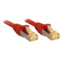 Miniatyrbild 4 av 4: LINDY 47292 RJ45 Nätverkkabel, Patchkabel CAT 6a (råkabel CAT 7) S/FTP 1.00 m Röd 1 st