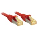 Miniatyrbild 1 av 4: LINDY 47292 RJ45 Nätverkkabel, Patchkabel CAT 6a (råkabel CAT 7) S/FTP 1.00 m Röd 1 st