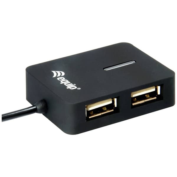 Equip 2 Port USB 2.0-Hub Svart