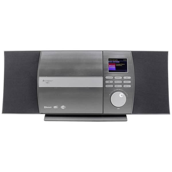 Internet-CD-radio soundmaster ICD1010AN Internet, DAB+, FM inkl. fjärrkontroll Antracit / svart