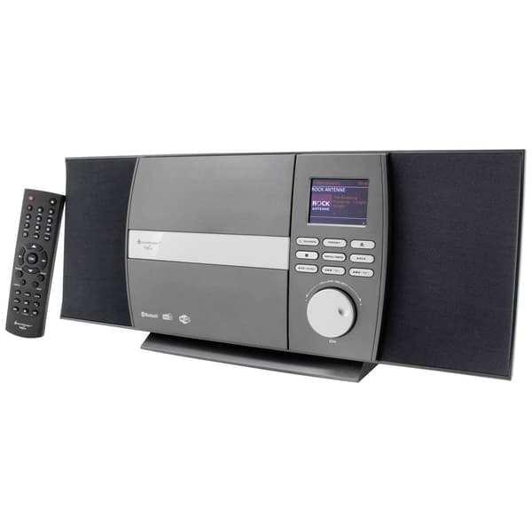 Internet-CD-radio soundmaster ICD1010AN Internet, DAB+, FM inkl. fjärrkontroll Antracit / svart
