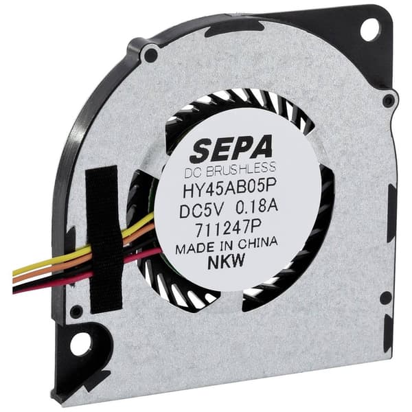 SEPA HY45AB05PSE26A-BLI Radialfläkt 5 V 1.92 m³/h (L x B x H) 45 x 45 x 4.3 mm