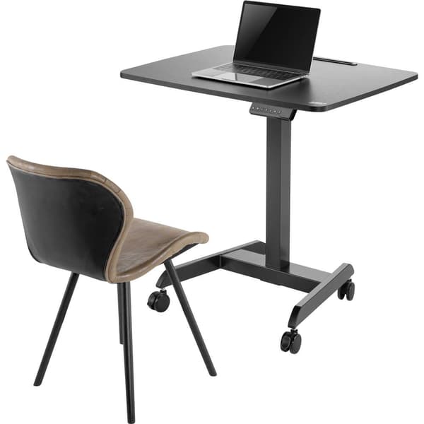 SpeaKa Professional Ståbord justerbar i höjdled Höjdintervall: 780 till 1280 mm (B x D) 800 mm x 600 mm Svart SP-SSW-30