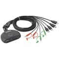 Miniatyrbild 3 av 4: SpeaKa Professional SP-KVM-210 2 Port KVM-switch HDMI Tangentbord 4096 x 2160 Pixel