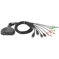 Miniatyrbild 2 av 4: SpeaKa Professional SP-KVM-220 2 Port KVM-switch Display-Port 4096 x 2160 Pixel