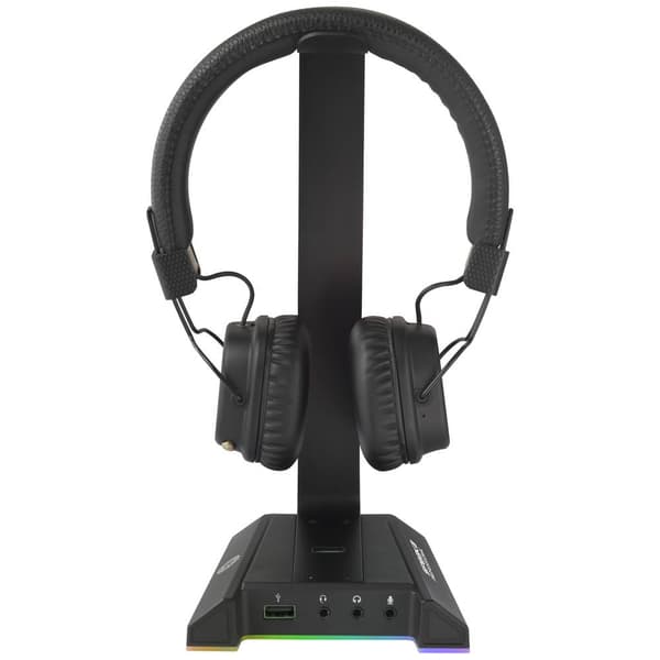 SpeaKa Professional SP-HPS-320 Hörlursställ Passar till:On-Ear-hörlurar, Over-Ear-hörlurar Svart