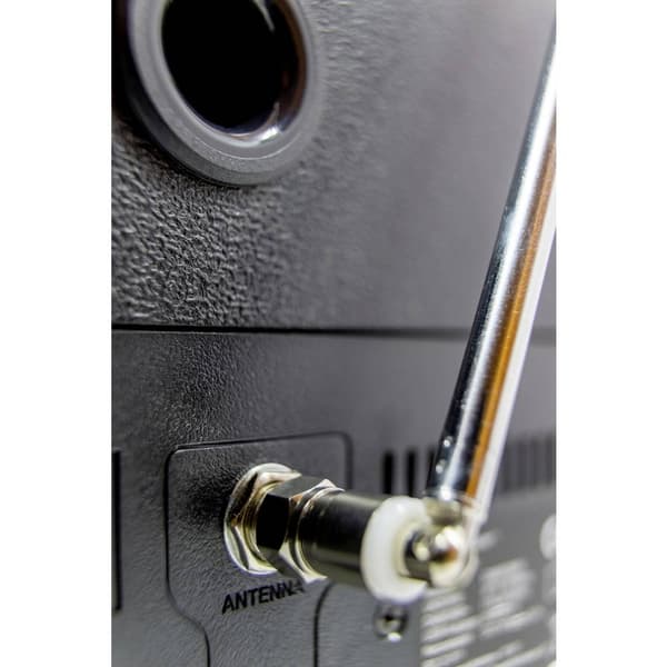 Bordsradio soundmaster DAB970BR1 DAB+, FM Batteri-laddningsfunktion, inkl. fjärrkontroll, Väckningsfunktion Brun