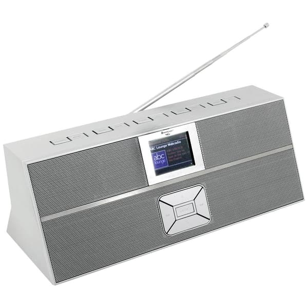 Internet-bordsradio soundmaster IR3300SI Internet, DAB+, FM DLNA-kompatibel, Högtalartelefon, inkl. fjärrkontroll, Spot