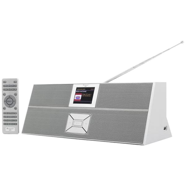 Internet-bordsradio soundmaster IR3300SI Internet, DAB+, FM DLNA-kompatibel, Högtalartelefon, inkl. fjärrkontroll, Spot