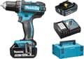 Miniatyrbillede 1 af 6: MAKITA DDF482RTJ Bore-/skruetrækkersæt - 18V - Li-Ion batteri - 2x 5,0Ah batteri - I Mbox