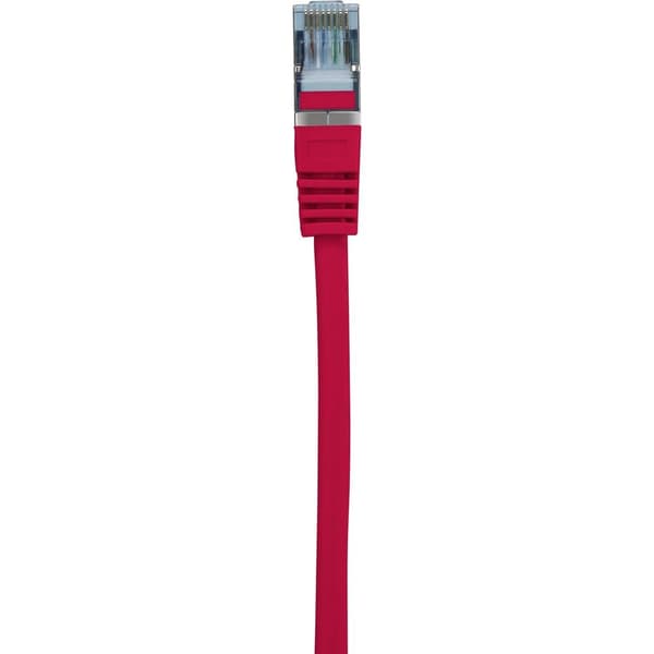 Renkforce RF-5043952 RJ45 Nätverkkabel, Patchkabel CAT 6A S/FTP 10.00 m Röd Flamskyddsmedel 1 st