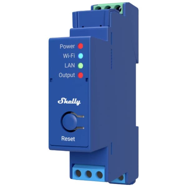 Shelly Shelly Pro 1 Shelly Styrenhet/Main Panel Bluetooth, Wi-Fi