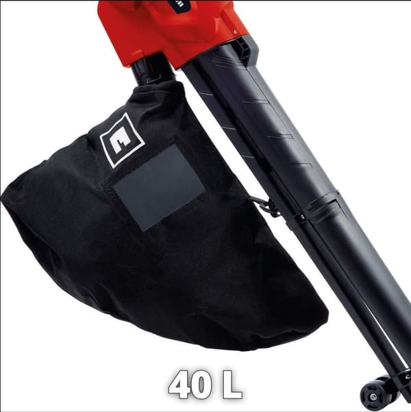 Einhell Sähköinen lehtipuhallin GC-EL 3024 E (puhallus, imurointi & silppuri, imuputki Ø75 mm, imuteho 650 m³/h, silppuamistoiminto 10:1, puhallusnope