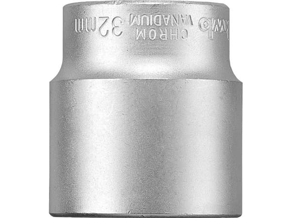 kwb 372332, Slaghylsa, Silver, 1 huvuden, 1/2", Metriska/brittiska, 32 mm