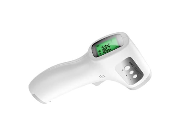 Hoco infrarødt termometer - Berøringsfritt infrarødt termometer (hvit)