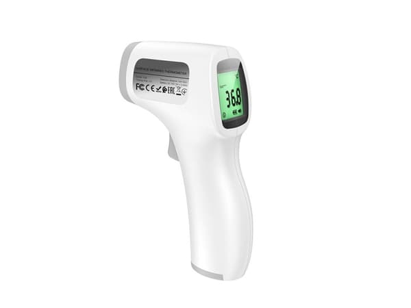 Hoco infrarødt termometer - Berøringsfritt infrarødt termometer (hvit)