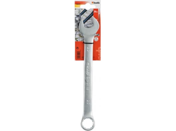 kwb 460220, 20 mm, Metallic, Krom-vanadium-stål, Satin, TÜV Rheinland GS, DIN 3113 A, 1 stk
