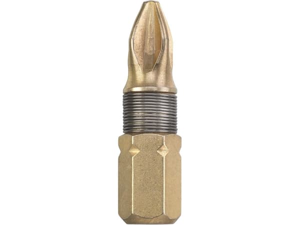 kwb 126101, 1 stykker, Pozidriv, PZ 1, Rustfritt stål, 25 mm, 25,4 / 4 mm (1 / 4")