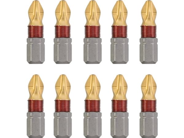 kwb 124011, 1 stykker, Philips, PH 1, Rustfritt stål, 25 mm, 25,4 / 4 mm (1 / 4")