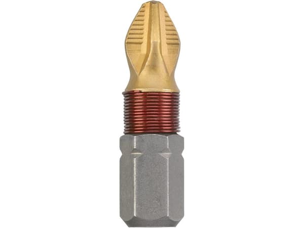 kwb 124011, 1 stykker, Philips, PH 1, Rustfritt stål, 25 mm, 25,4 / 4 mm (1 / 4")