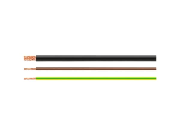 Helukabel 51411-100 Enkeltleder H07Z-K 1 x 2.50 mm² Mørkeblå og hvid 100 m