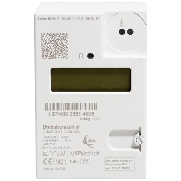 Counttec ZPA Elmätare 3-fas digital 60 A MID-konform: Ja 1 st