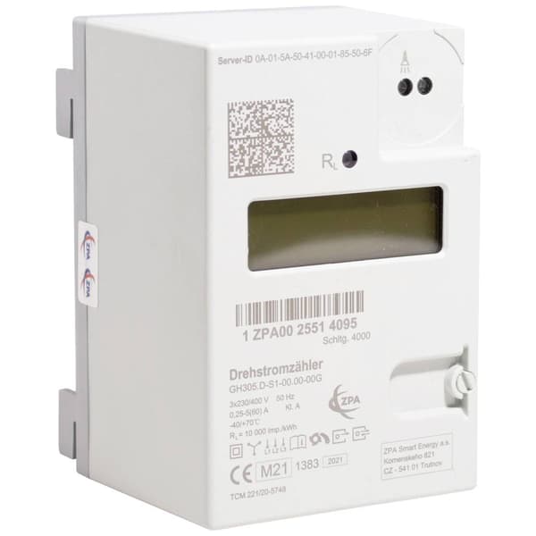 Counttec ZPA Elmätare 3-fas digital 60 A MID-konform: Ja 1 st