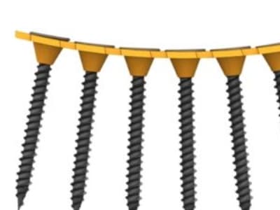 P-SCREW S gipspladeskrue, sortfos., 3,5x35 mm, 1000 stk. båndede