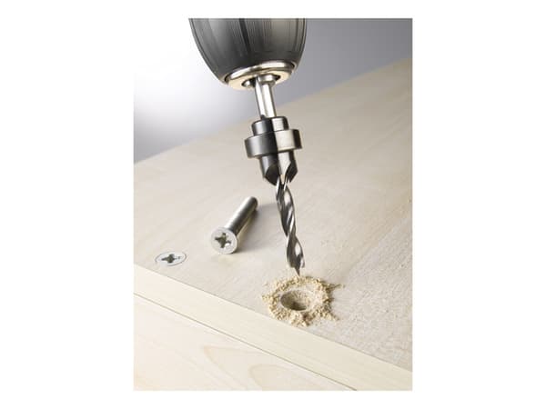 kwb 513106, Drill, 6 mm, Sponplate, Løvtre, Plast, Mykt tre, Blister, 3, 1