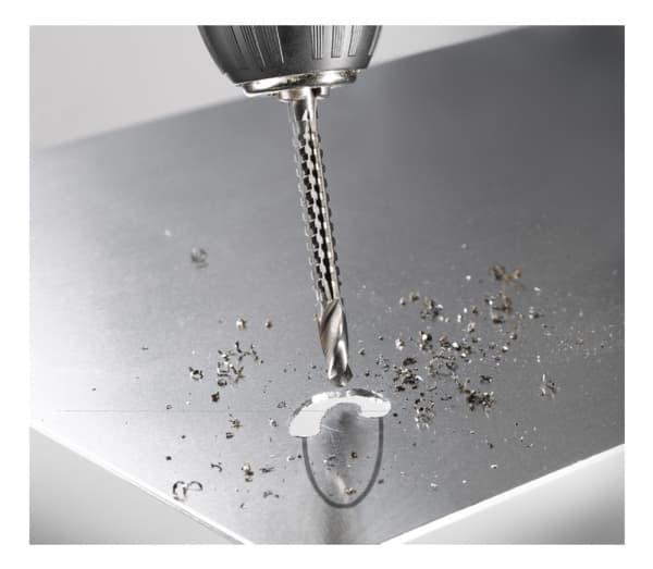 kwb 49493900, V-fräs, Metall, Plast, 6 mm, CE