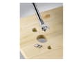 Miniatyrbilde 3 av 5: kwb 175440, Drill, 4,5 cm, Løvtre, Mykt tre, Tre, Sølv, Blister, 1 stykker