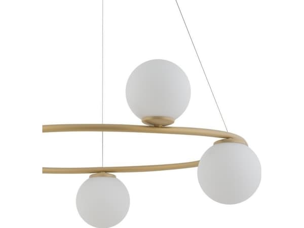 Sigma taklampa GAMA KOŁO Sigma 5-punkts guld modernistisk lampa