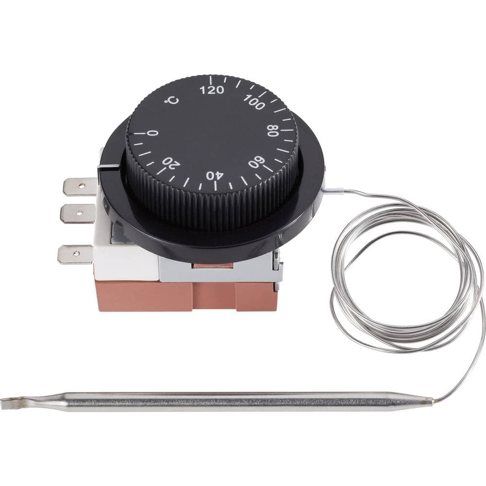 Termostat för inbyggnad Inbyggnad 0 till +120 °C Sygonix