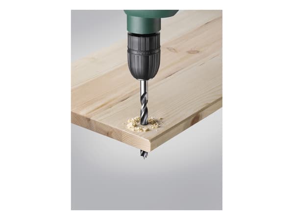 kwb 514000, Borr, Borrsats, Trä, Cylindriskt skaft, 4, 5, 6, 8, 10 mm, Svart
