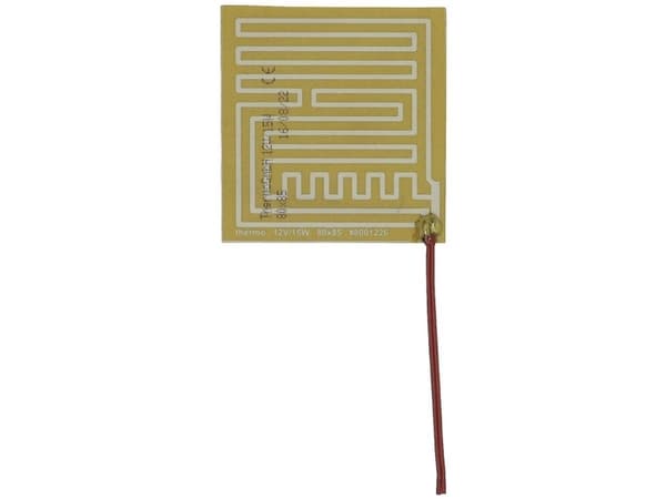Thermo TECH Polyester Varmefolie 12 V 15 W (L x B) 85 mm x 80 mm