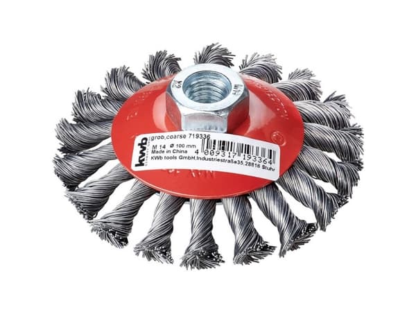 kwb 719336, Stålbørste, 1,4 cm, 10 cm, 0,5 mm, Metall, Stein, Metall