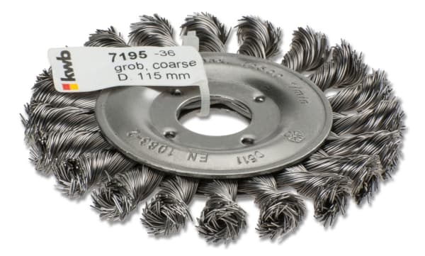 kwb 719536, Stålborsthjul, 2,2 cm, 11,5 cm, 0,5 mm, Metall, Sten, Metall