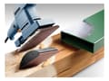 Miniatyrbild 2 av 4: kwb 817818, Sliprulle, P180, Aluminiumoxid, Metall, Plast, Trä, Brun, 115 mm