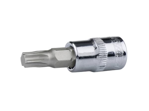 KS Tools 918.2407, Stikkontakt, 1/4", 1 hoder, Kromvanadiumstål, DIN 3120, ISO 1174, 13 g