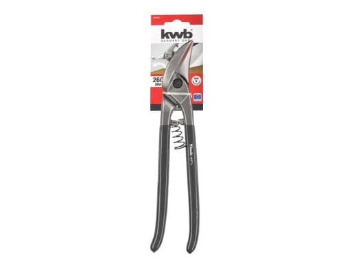 kwb 407720, Pyöreäkärkiset pihdit, Musta, 260 mm