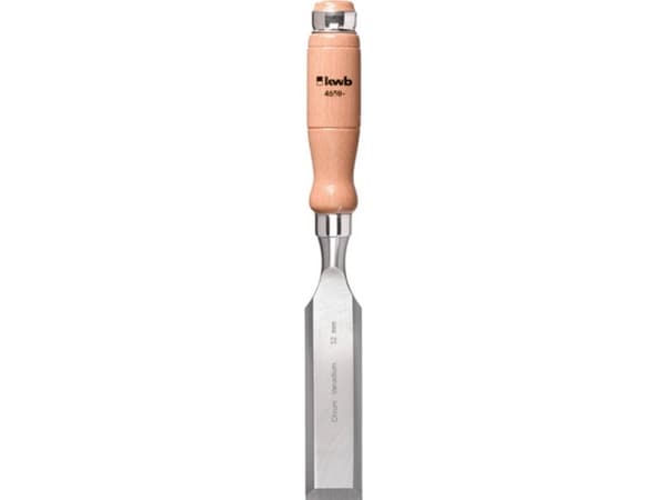 kwb 455932, Bred meisel, Skrå kant, Kromvanadiumstål, Tre, Tre, 32 mm