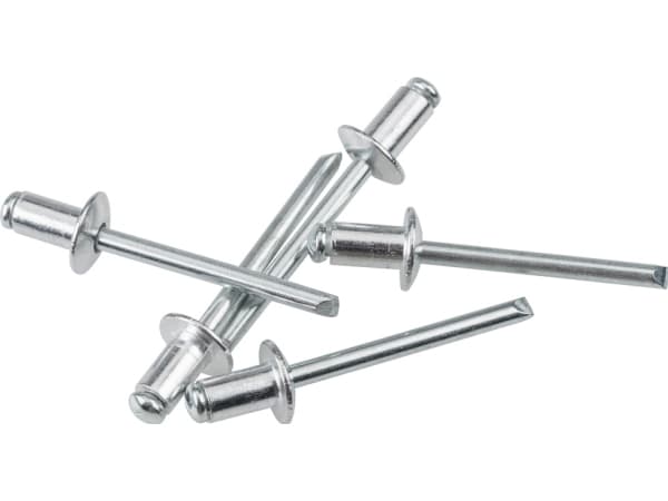 kwb 407476, Rørformet nagle, Aluminium, Rustfritt stål, Zink, 4 mm, 16 mm